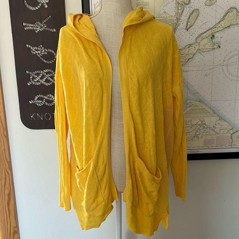 Anthropologie Sparrow Hooded Cardigan